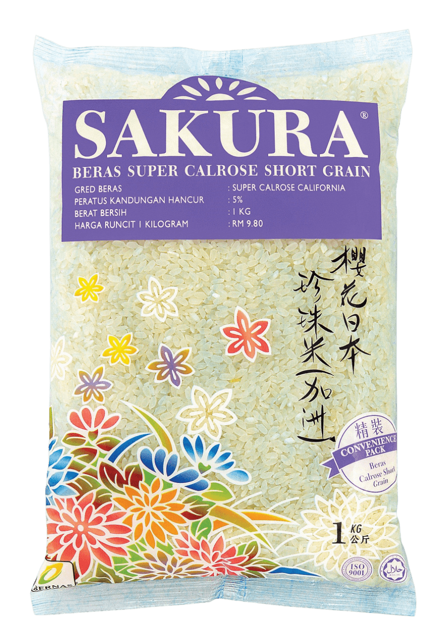 SAKURA Japonica Calrose, Beras Japonica SAKURA Calrose